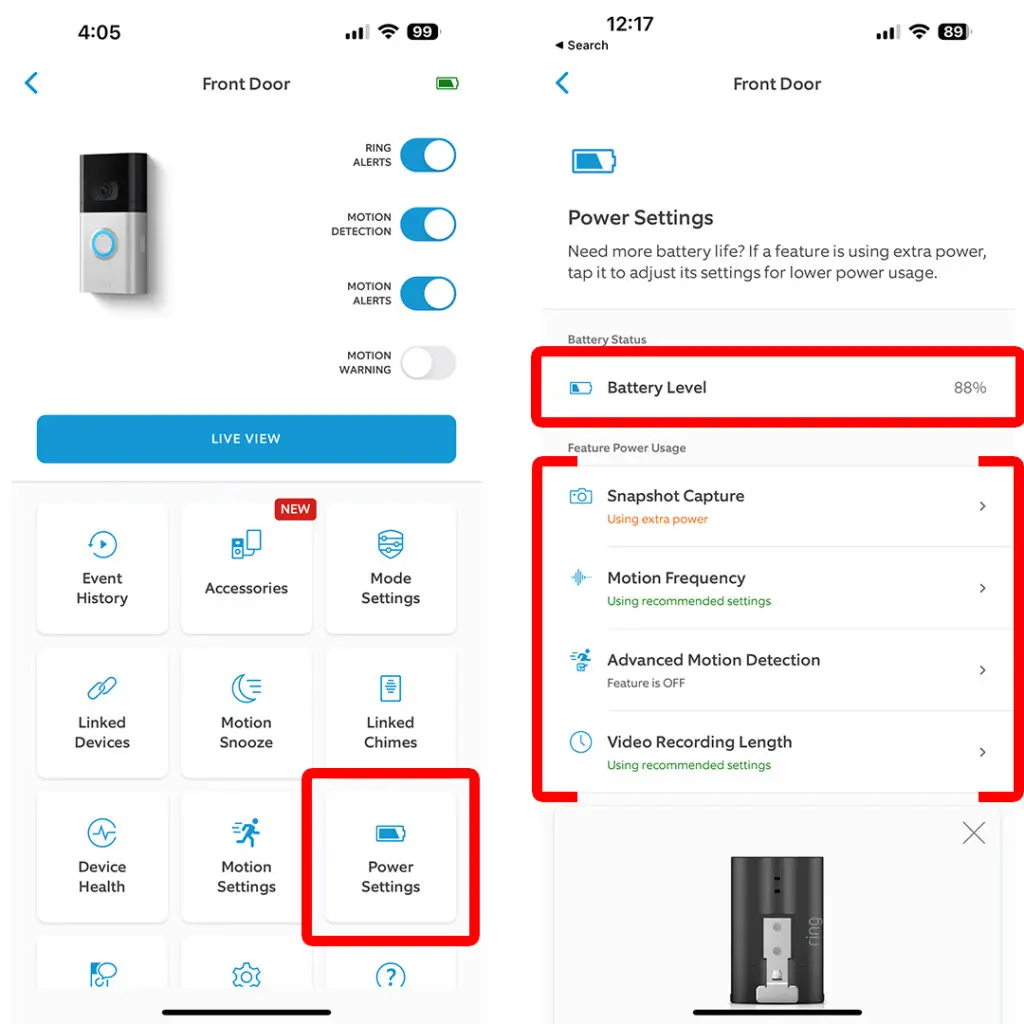 Comment prolonger la durée de vie de la batterie de votre sonnette vidéo Ring